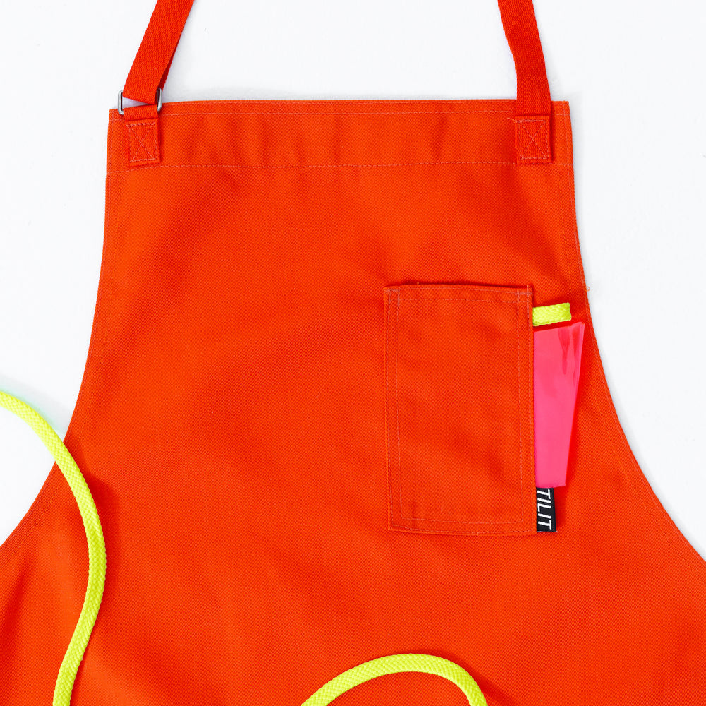 neon chef apron 