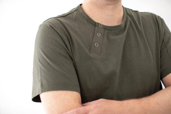 Olive Henley Tee