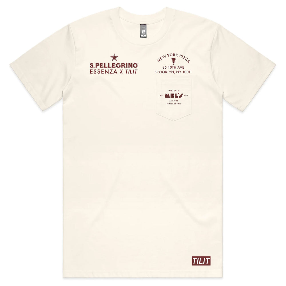 mel's pizzeria san pellegrino shirt