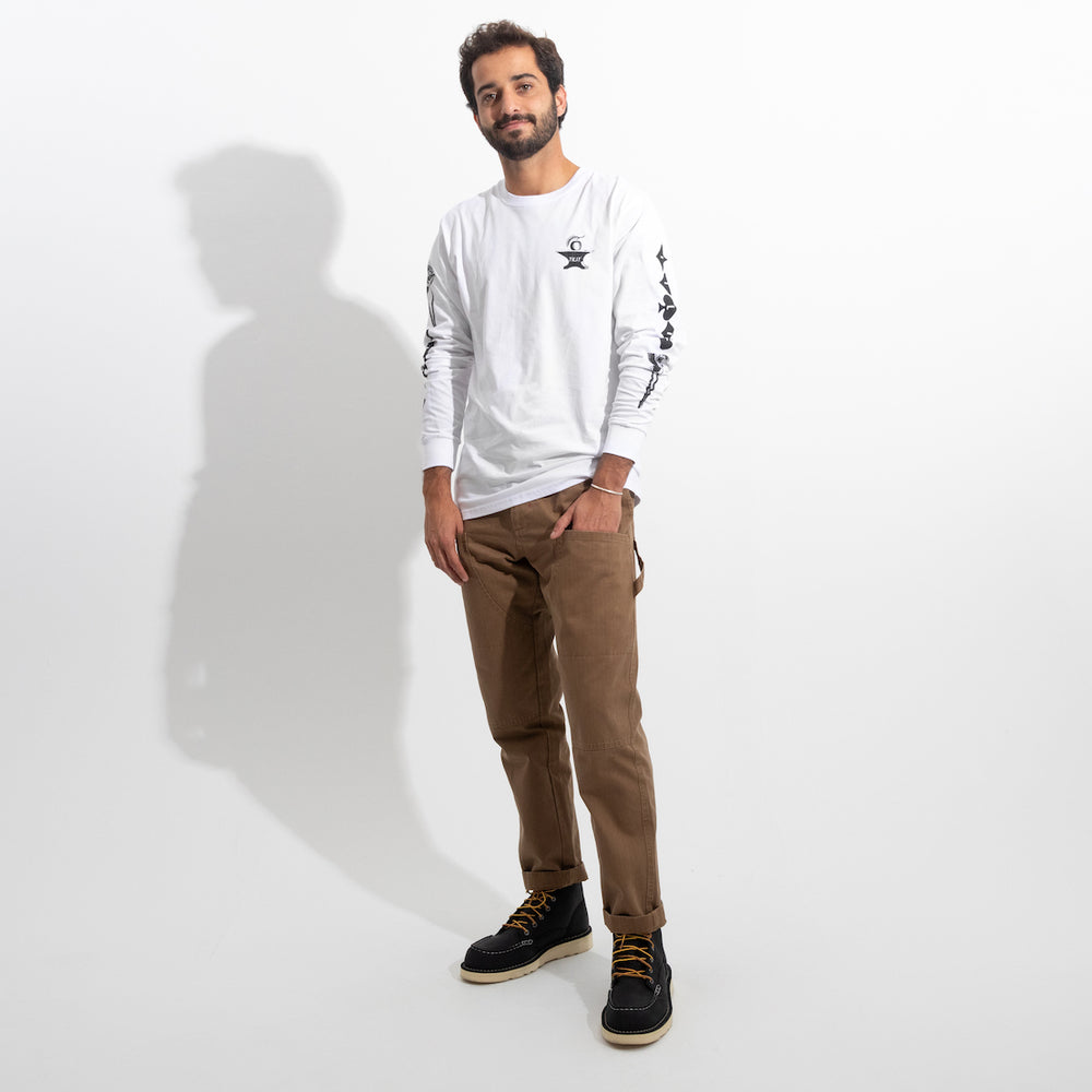 white tilit long sleeve