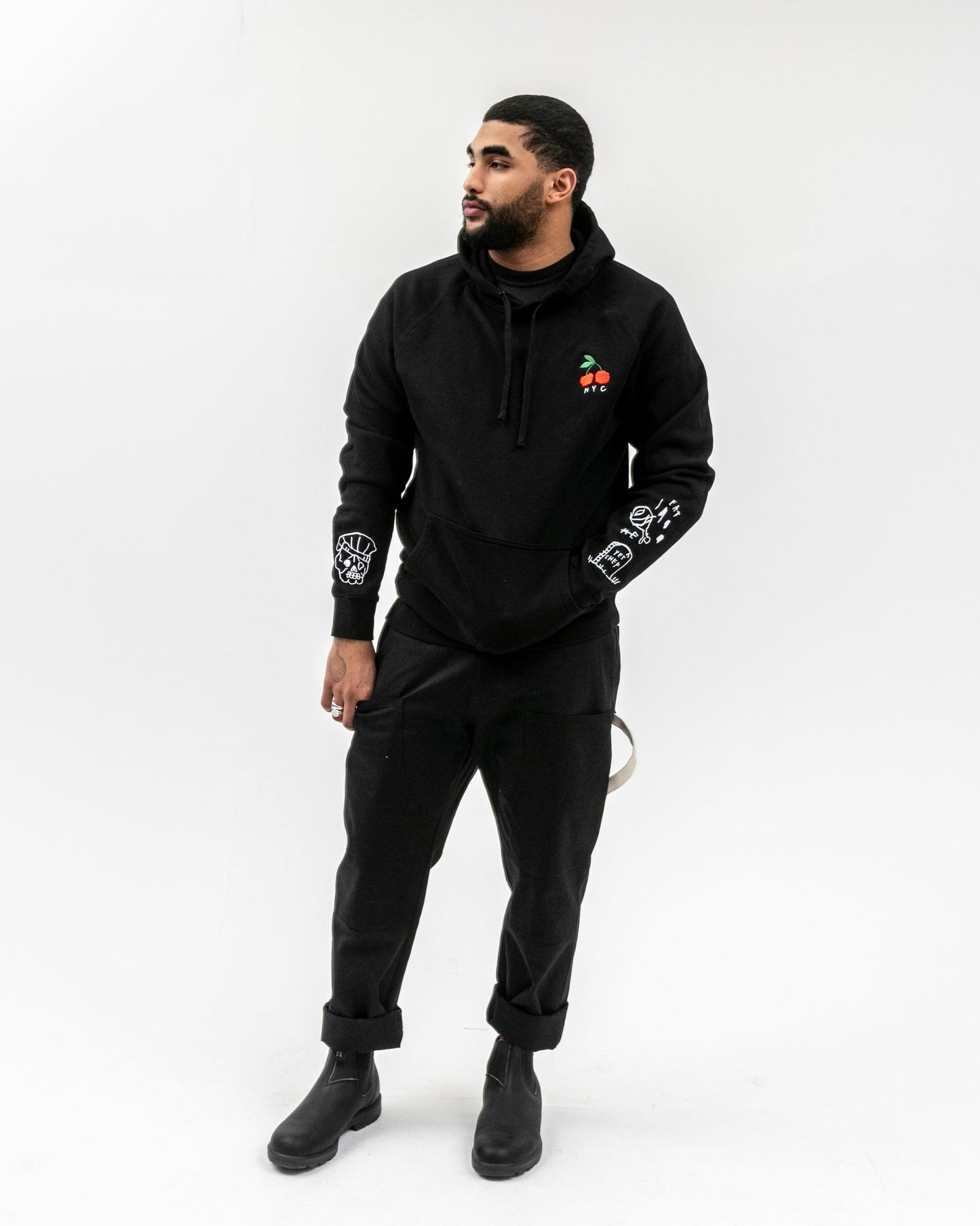 TILIT and Terry Urban Hoodie in Black