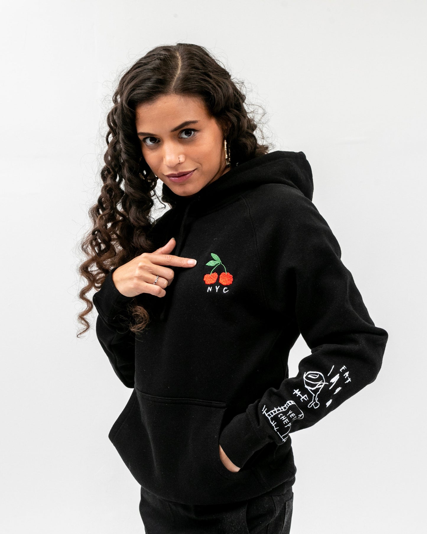 TILIT and Terry Urban Hoodie in Black