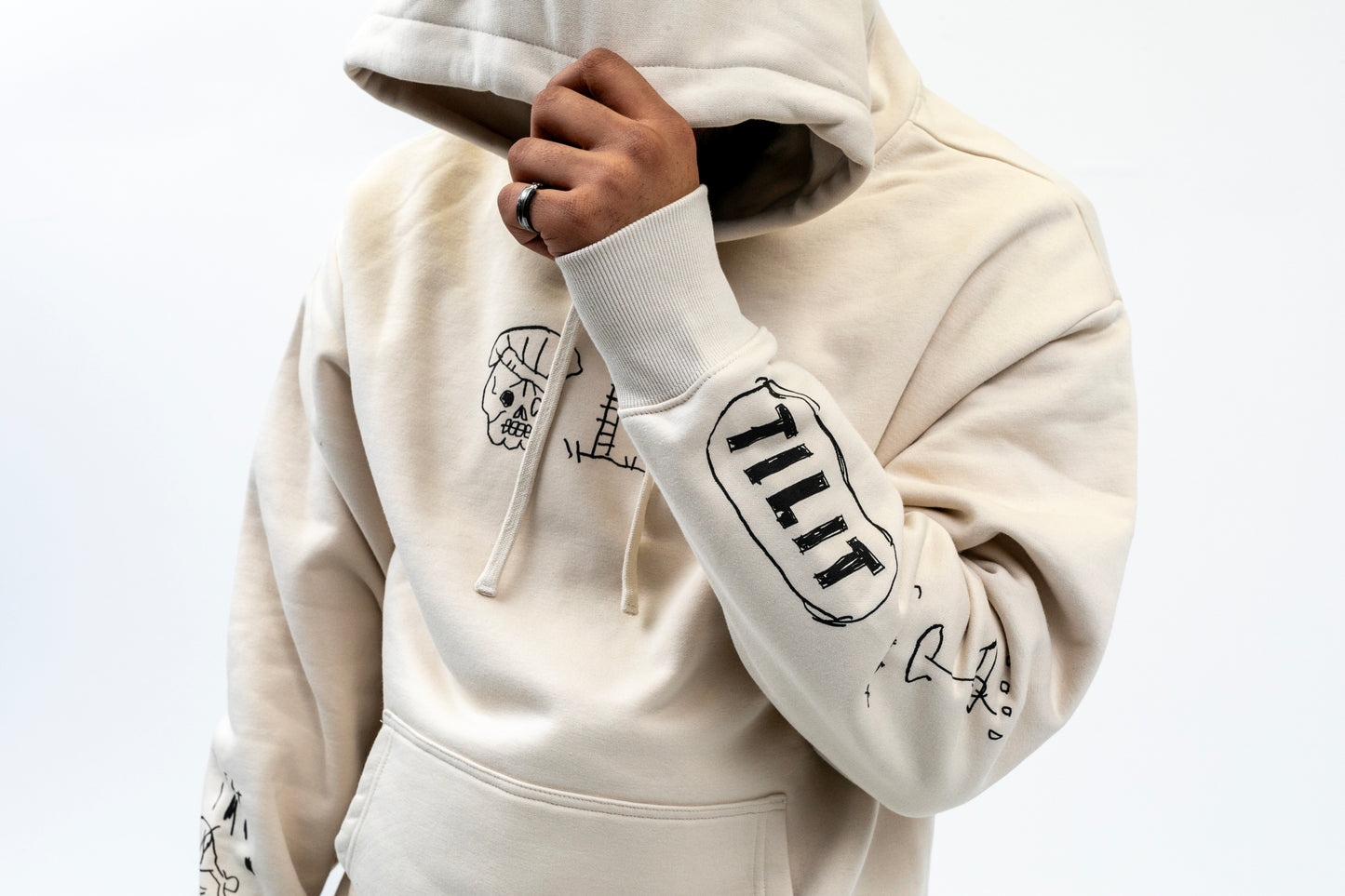 TILIT and Terry Urban Hoodie in Natural