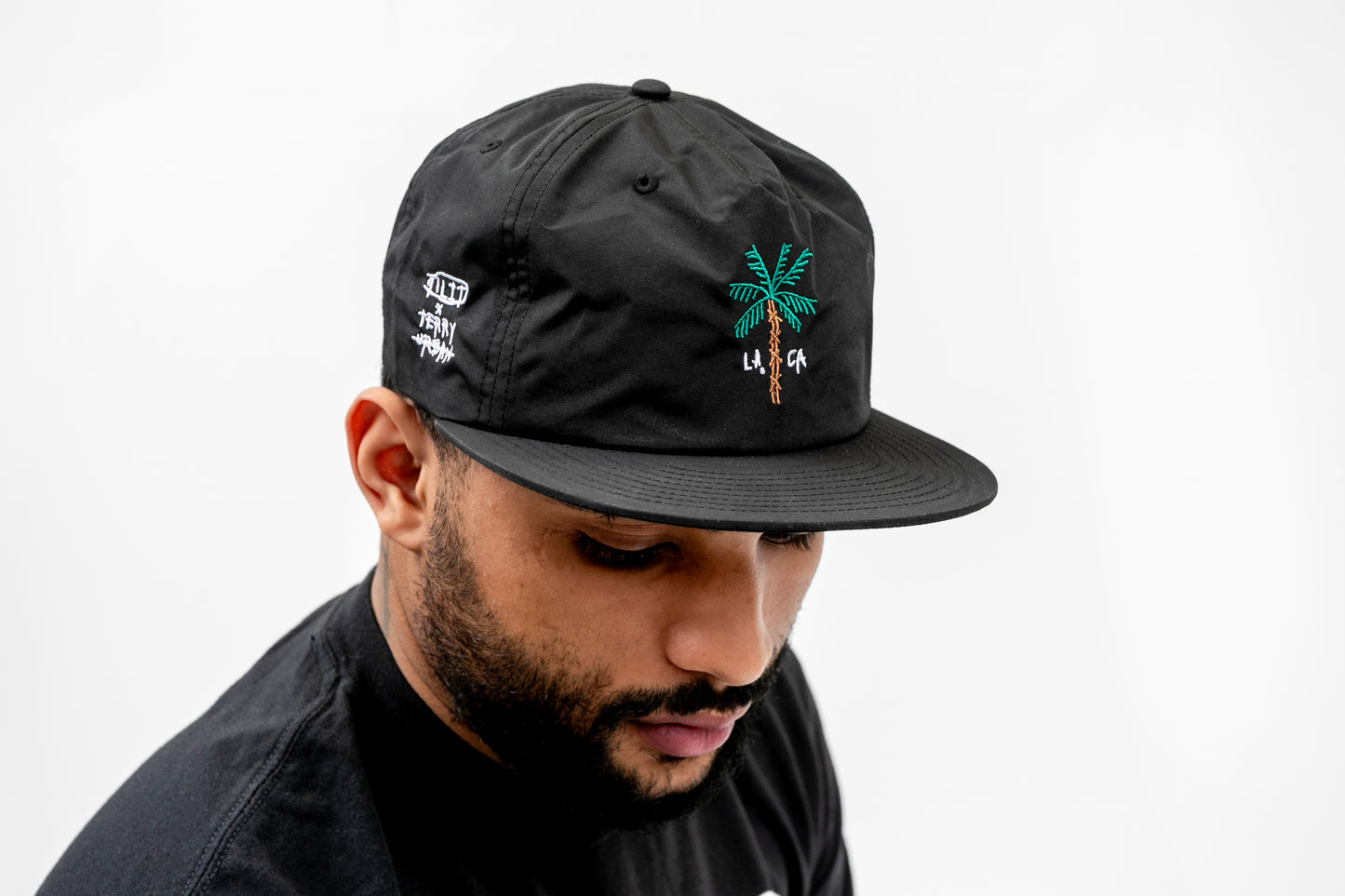 TILIT and Terry Urban Palm Tree Hat in Black