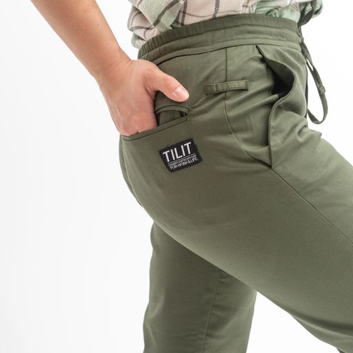FLX Pants Women Joggers Extra Small Black Elastic Wasit Pockets 24